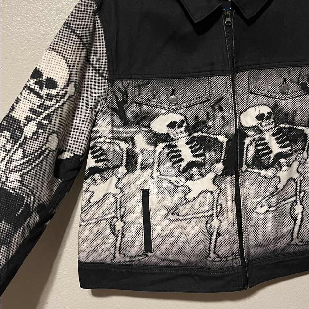 Disney "Skeleton Dance" denim jacket - Picture 3 of 4